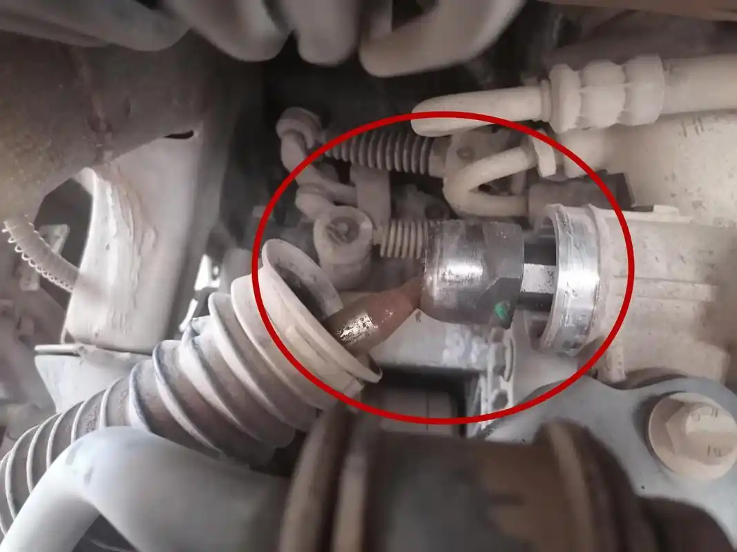 Where is the car ball joint located